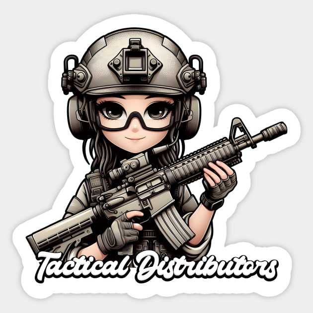 Tactical Girls' Frontline Sticker by Rawlifegraphic